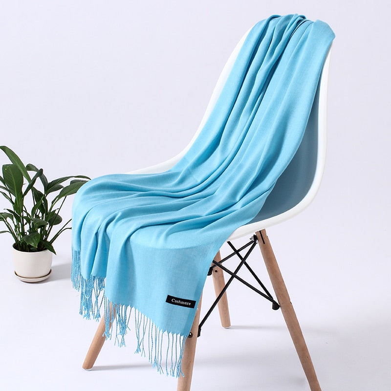 Women's Winter Scarf Soft Polyester Wrap Shawl Neck Warmer for Cold Weather Versatile Accessory for Daily Wear Office Outings | Lonoma