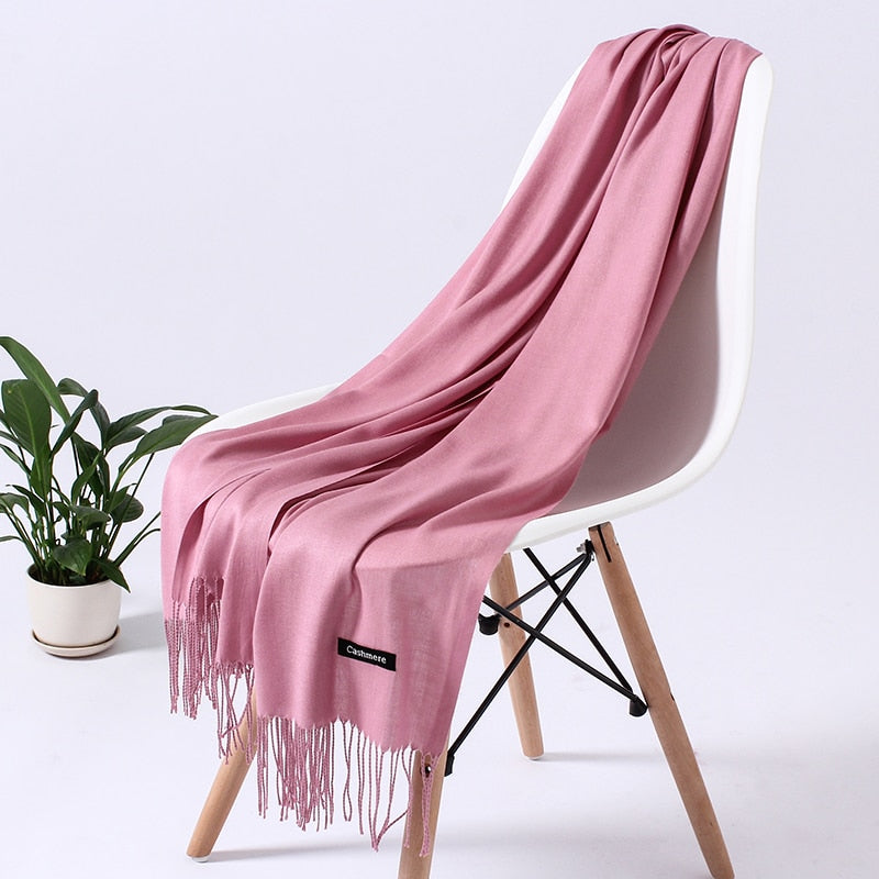 Women's Winter Scarf Soft Polyester Wrap Shawl Neck Warmer for Cold Weather Versatile Accessory for Daily Wear Office Outings | Lonoma