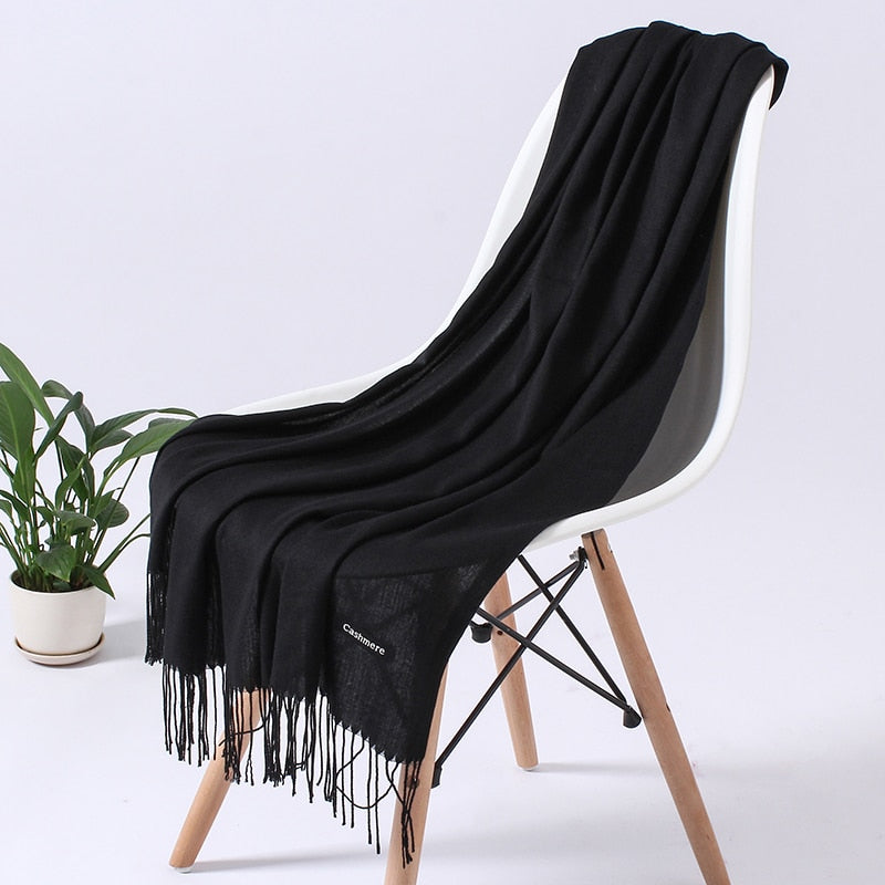 Women's Winter Scarf Soft Polyester Wrap Shawl Neck Warmer for Cold Weather Versatile Accessory for Daily Wear Office Outings | Lonoma