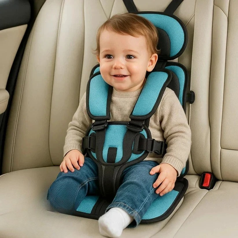 Portable Child Travel Harness Seat, Foldable 5-Point Harness for Cars, Taxis & Rideshares, Compact Travel Gear for Kids on the Go | Lonoma