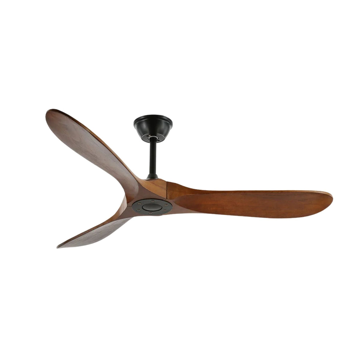 Wood Ceiling Fan with 6 Speeds, Quiet Walnut Blades, Modern Natural Finish for Living Room, Bedroom & Home Office Air Circulation | Lonoma