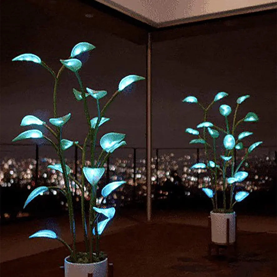 LED Artificial Plant 39 in Tall App-Controlled Smart Indoor Faux Tree Decorative Lighted Greenery with 500 Color Programs | Lonoma