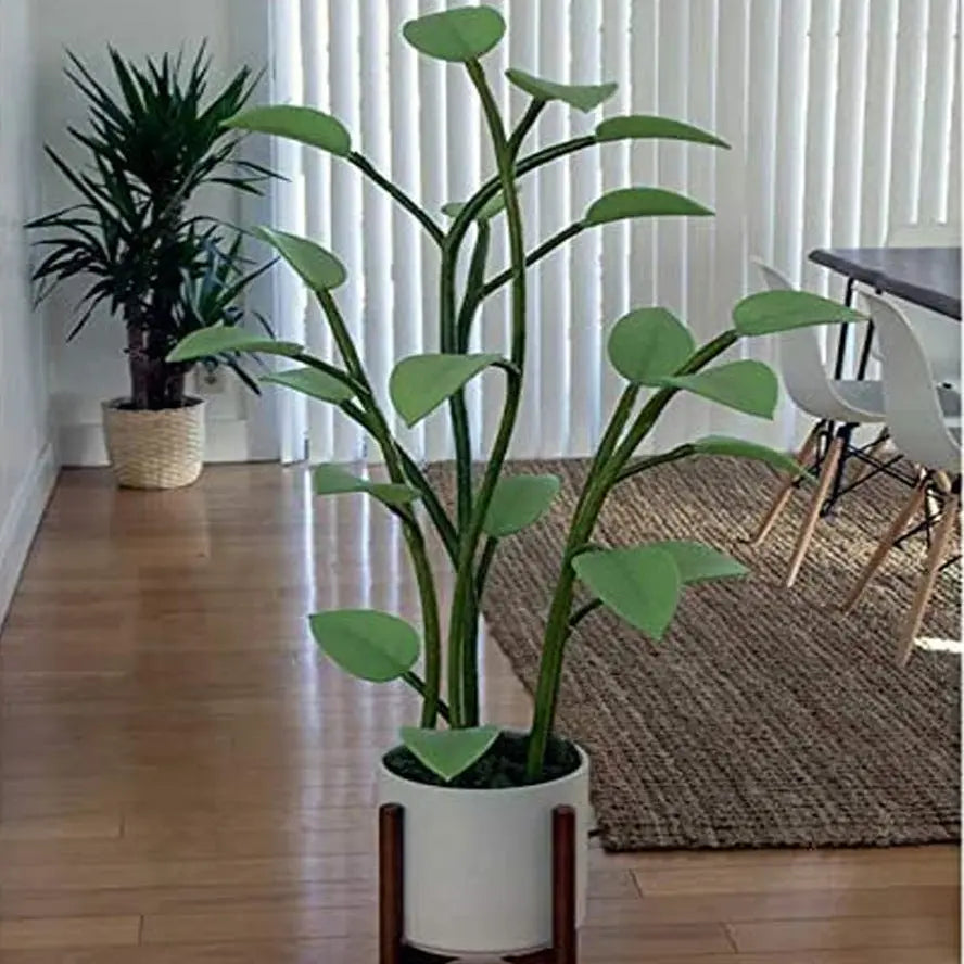 LED Artificial Plant 39 in Tall App-Controlled Smart Indoor Faux Tree Decorative Lighted Greenery with 500 Color Programs | Lonoma