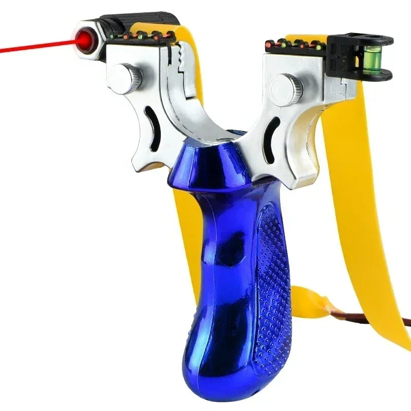 Precision Slingshot with LED Sight, Built-In Bubble Level & Ergonomic Grip - Outdoor Target Shooting Catapult for Sport & Practice | Lonoma