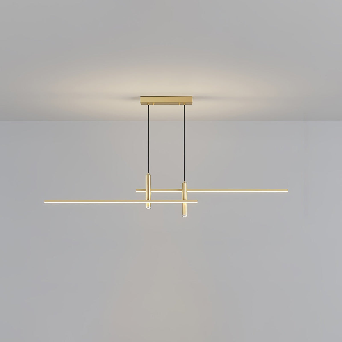 Contemporary Metal Spotlight Chandelier for Dining Tables – Adjustable Linear Design in Sleek Finishes for Kitchen Islands and Living Spaces | Lonoma