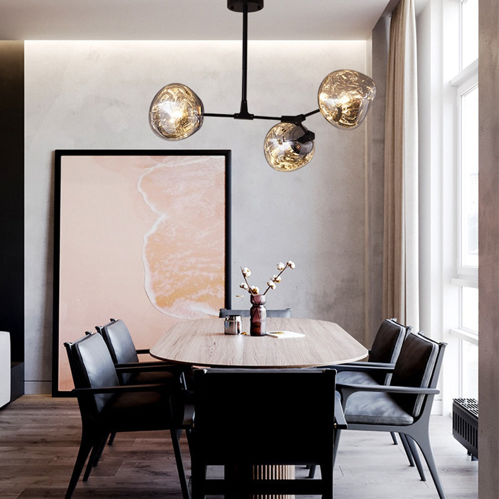 Globe Pendant Light 3 6 8 Bulb Modern Glass Sphere Hanging Ceiling Fixture Dining Kitchen Island | Lonoma