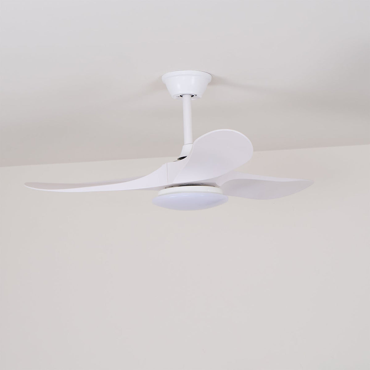 42-52 Inch Walnut & Wood Blade Ceiling Fan with Dimmable LED Light | 6-Speed Reversible DC Motor | Modern Farmhouse Indoor Fan for Bedroom | Lonoma