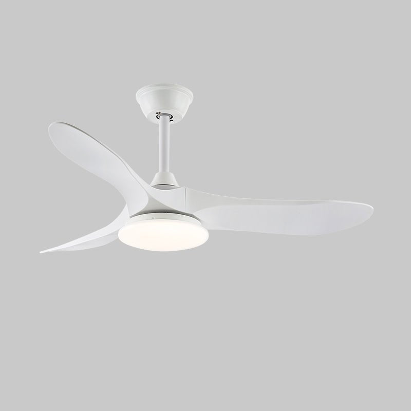 42-52 Inch Walnut & Wood Blade Ceiling Fan with Dimmable LED Light | 6-Speed Reversible DC Motor | Modern Farmhouse Indoor Fan for Bedroom | Lonoma