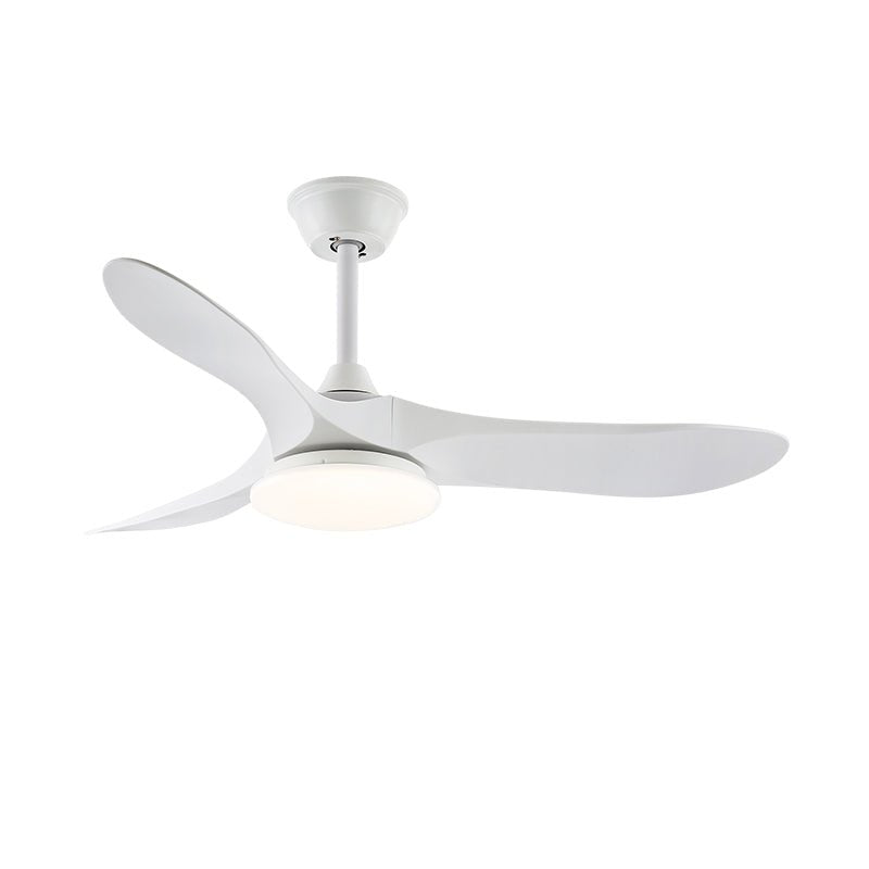 42-52 Inch Walnut & Wood Blade Ceiling Fan with Dimmable LED Light | 6-Speed Reversible DC Motor | Modern Farmhouse Indoor Fan for Bedroom | Lonoma