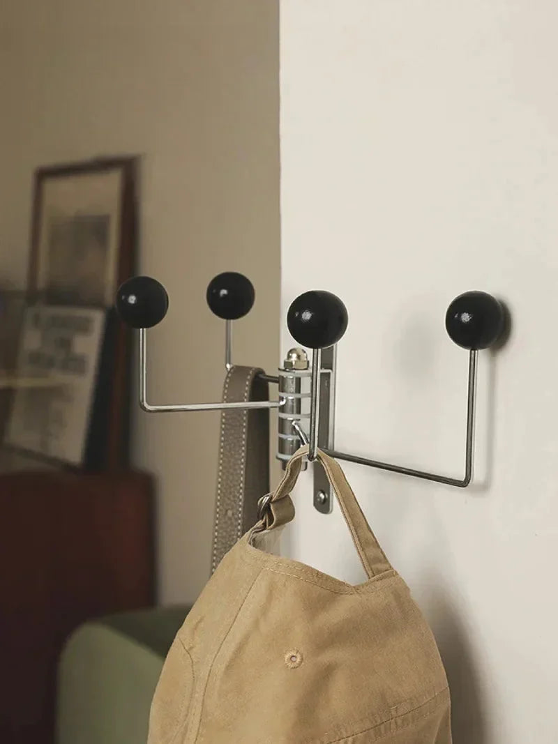 Metal Wall Coat Rack with 3 or 4 Rounded Hooks for Entryway, Bedroom & Bathroom | Lonoma