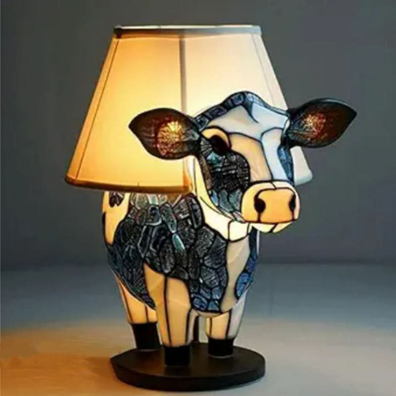 Glowing Pet Sculpture Night Light 6 Inch Warm LED Tabletop Lamp USB Powered for Dog Lovers Bedroom Nursery Nightstand Shelf Decor | Lonoma
