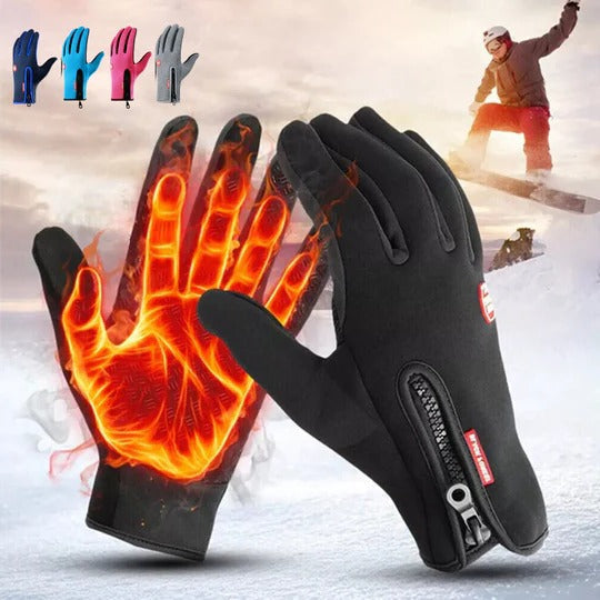 Rechargeable Heated Gloves, Touchscreen Winter Gloves for Skiing, Snowboarding, Cycling, Hiking & Cold-Weather Outdoor Work | Lonoma