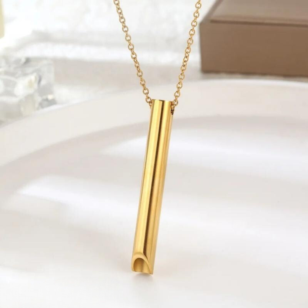 Breathing Necklace for Quitting Smoking – Nicotine-Free Mindful Breathing Tool for Stress Relief and Smoke Cessation Support | Lonoma