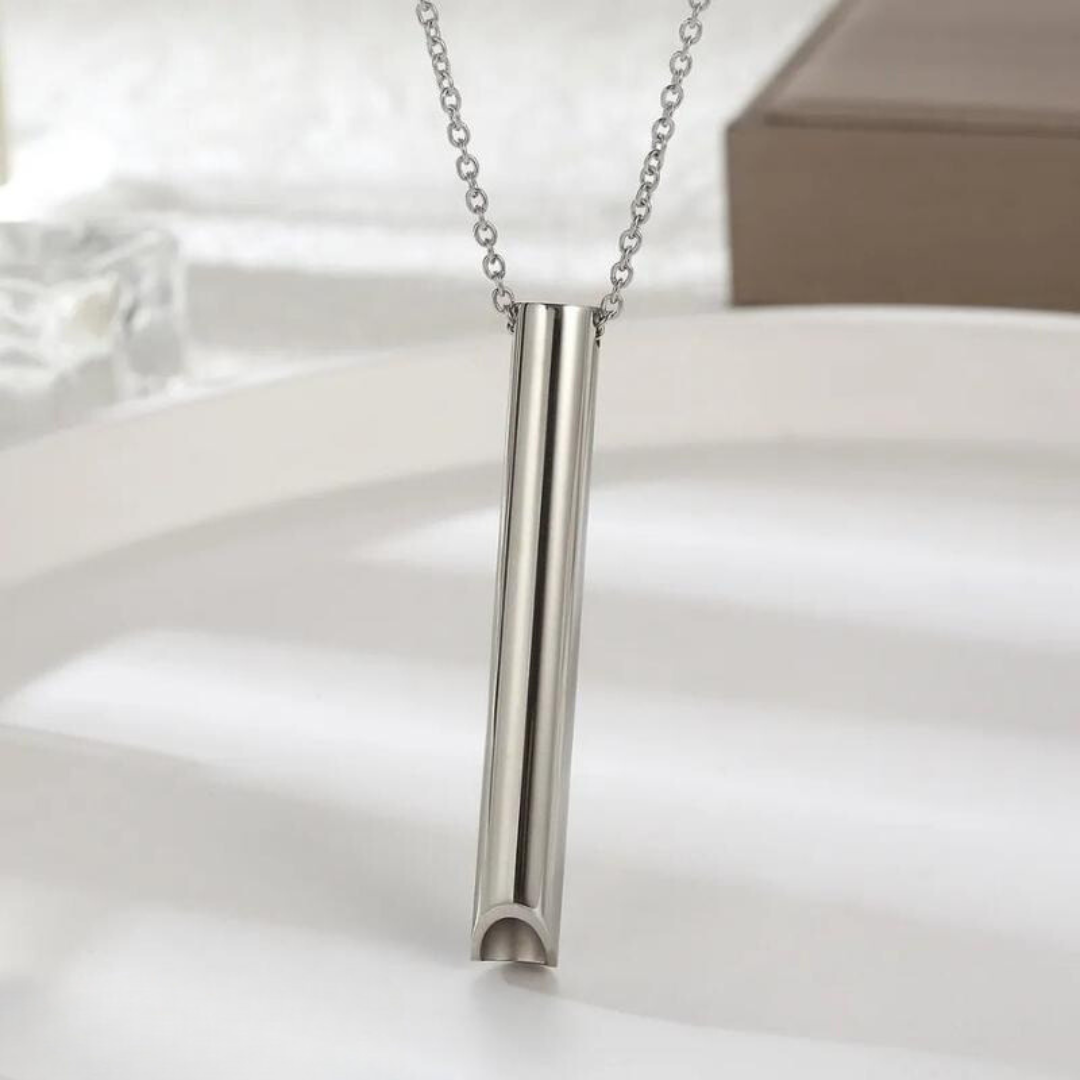 Breathing Necklace for Quitting Smoking – Nicotine-Free Mindful Breathing Tool for Stress Relief and Smoke Cessation Support | Lonoma
