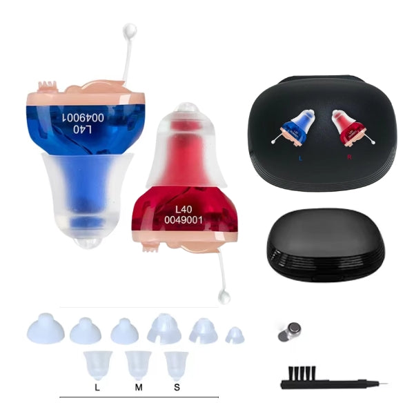 Rechargeable Hearing Amplifier with Crystal-Clear Sound & All-Day Comfort for Moderate Hearing Loss | Lonoma