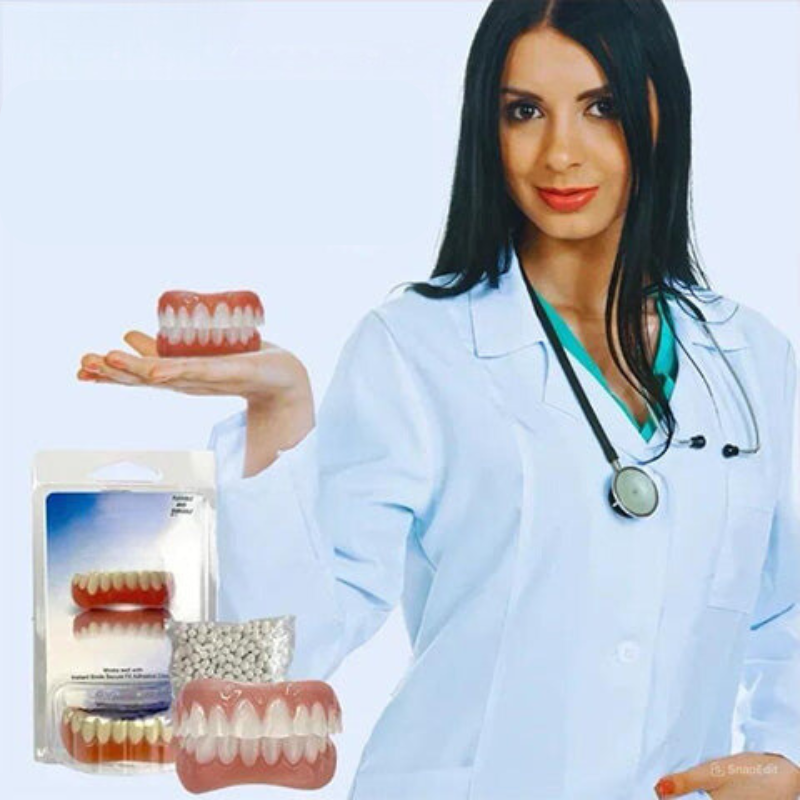 Flexible Denture Cushion Insert for Upper & Lower Dentures - Reusable Silicone Comfort Liner for Secure Fit - Gum Support Kit | Lonoma