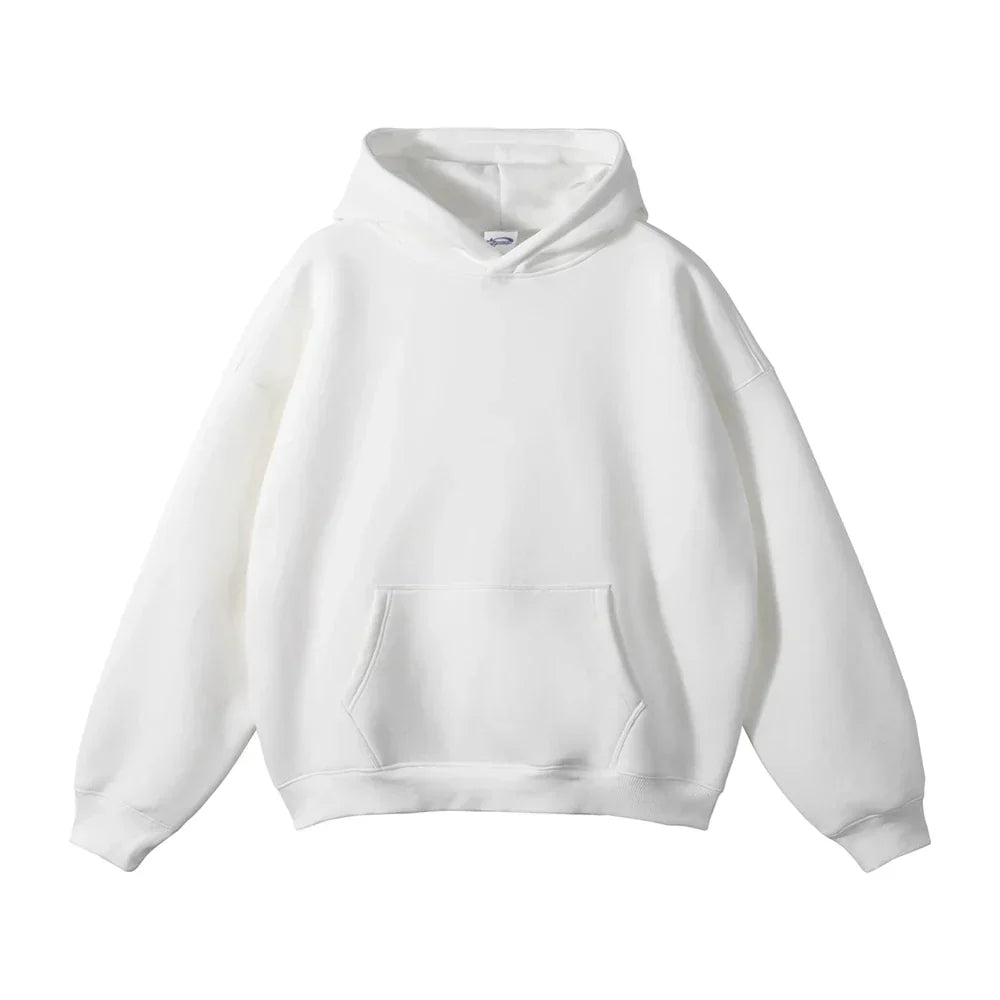 Men's Hooded Sweatshirt with Front Pocket – Cozy Pullover for Everyday Casual Wear, Comfortable Loose Fit Hoodie for Lounging | Lonoma