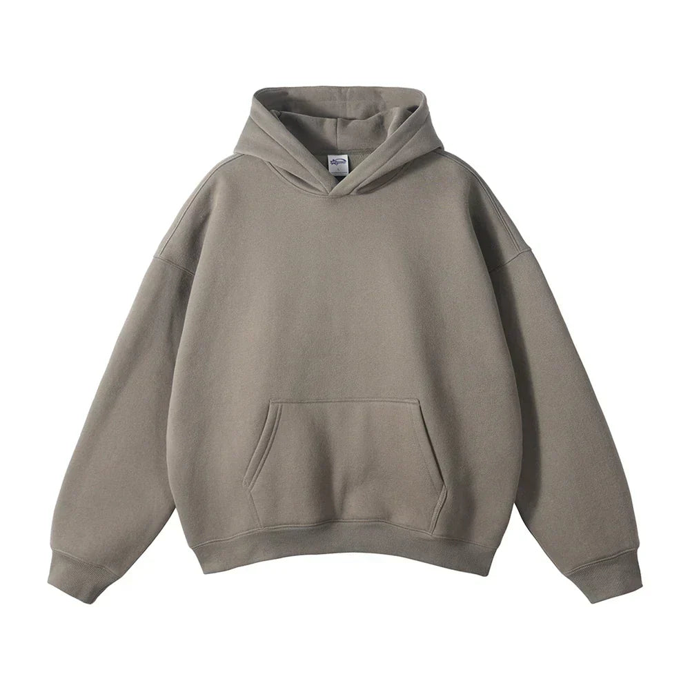 Men's Hooded Sweatshirt with Front Pocket – Cozy Pullover for Everyday Casual Wear, Comfortable Loose Fit Hoodie for Lounging | Lonoma