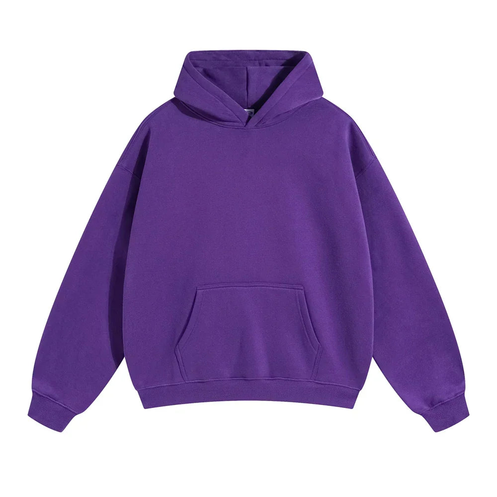 Men's Hooded Sweatshirt with Front Pocket – Cozy Pullover for Everyday Casual Wear, Comfortable Loose Fit Hoodie for Lounging | Lonoma