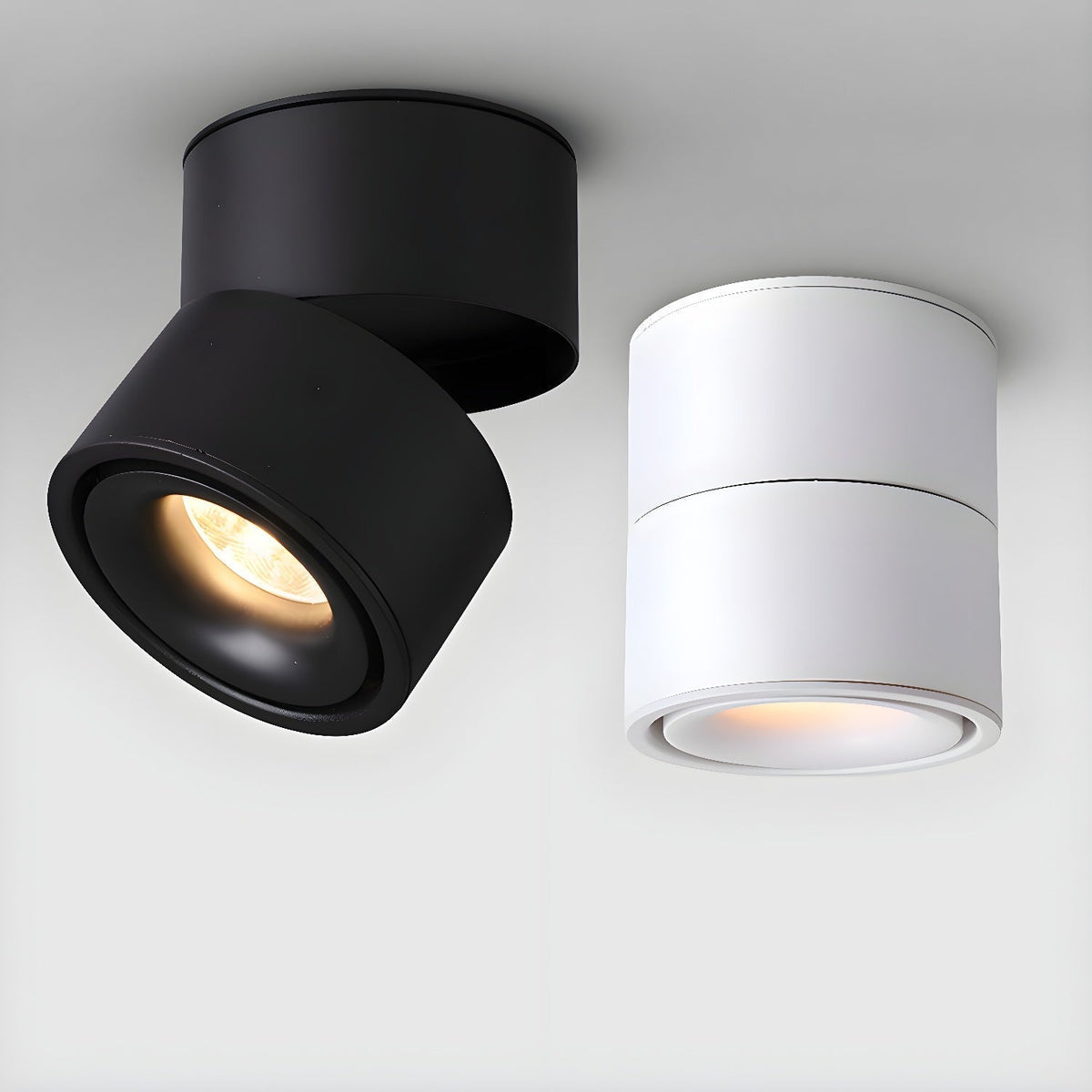 Adjustable LED Spotlight Ceiling Light Aluminum Rotatable Track Lighting for Kitchen Hallway Living Room Office Modern Industrial Décor | Lonoma