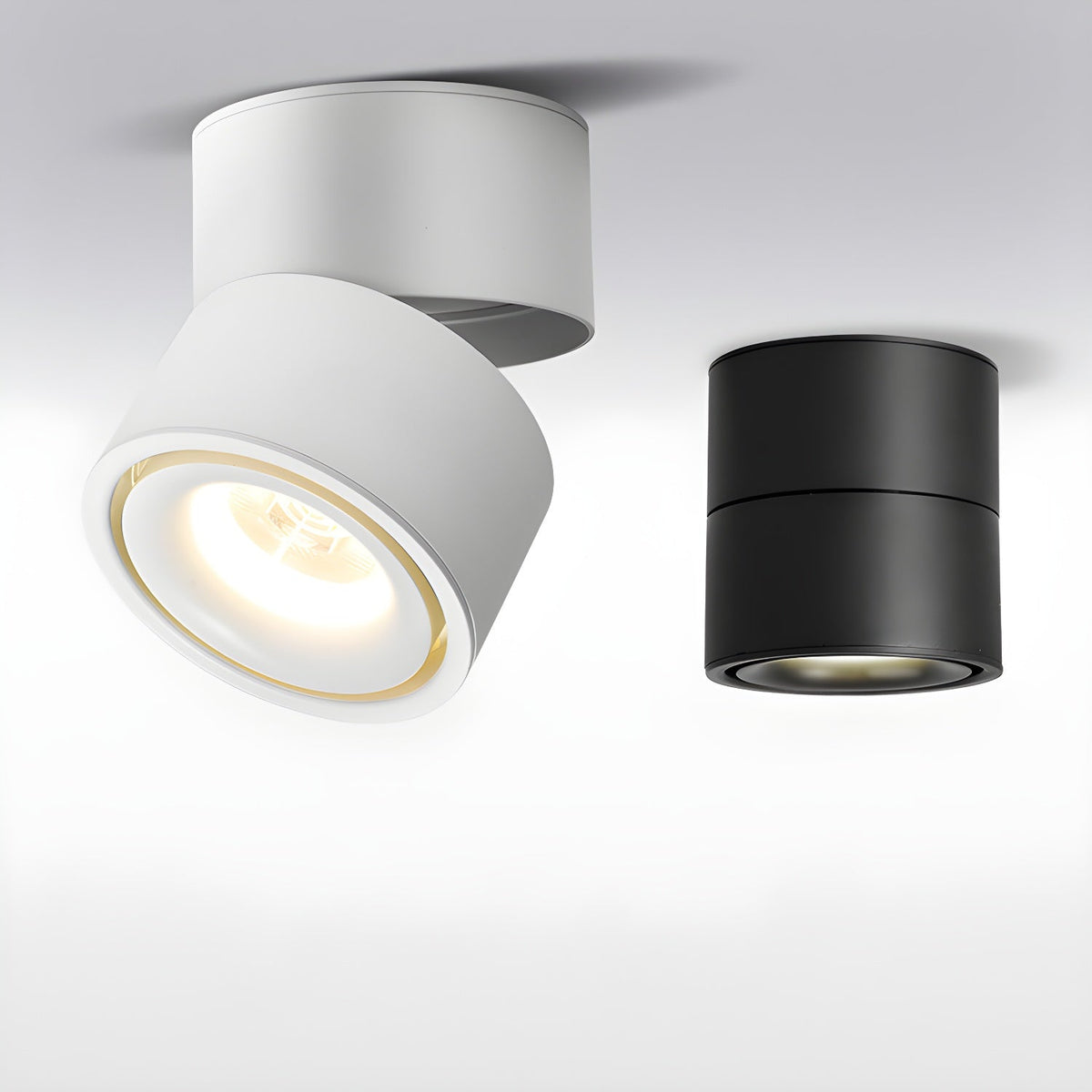 Adjustable LED Spotlight Ceiling Light Aluminum Rotatable Track Lighting for Kitchen Hallway Living Room Office Modern Industrial Décor | Lonoma