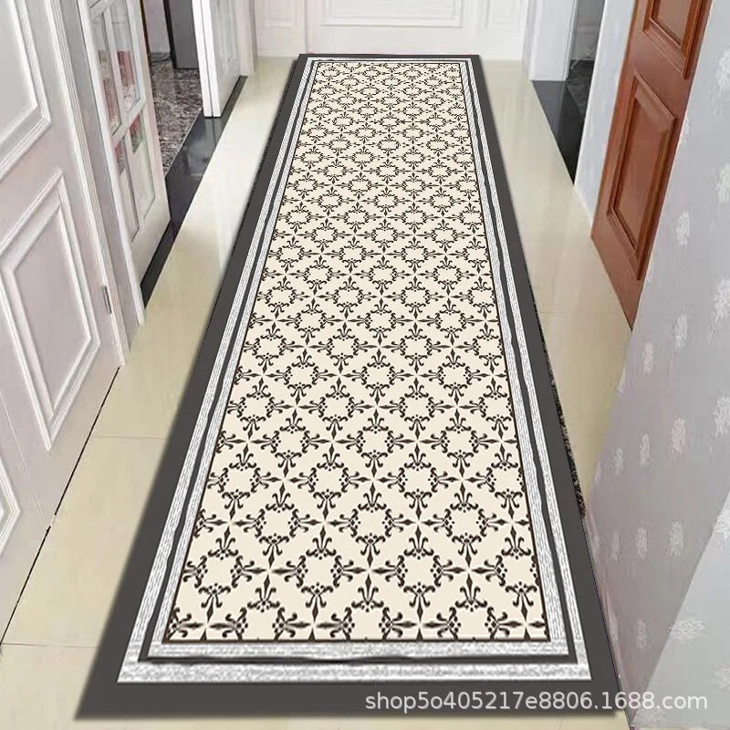 Moroccan Geometric Runner Rug Washable Non-Slip Hallway Carpet for Entryway Kitchen Corridor Long Area Rug Custom Lengths Available | Lonoma