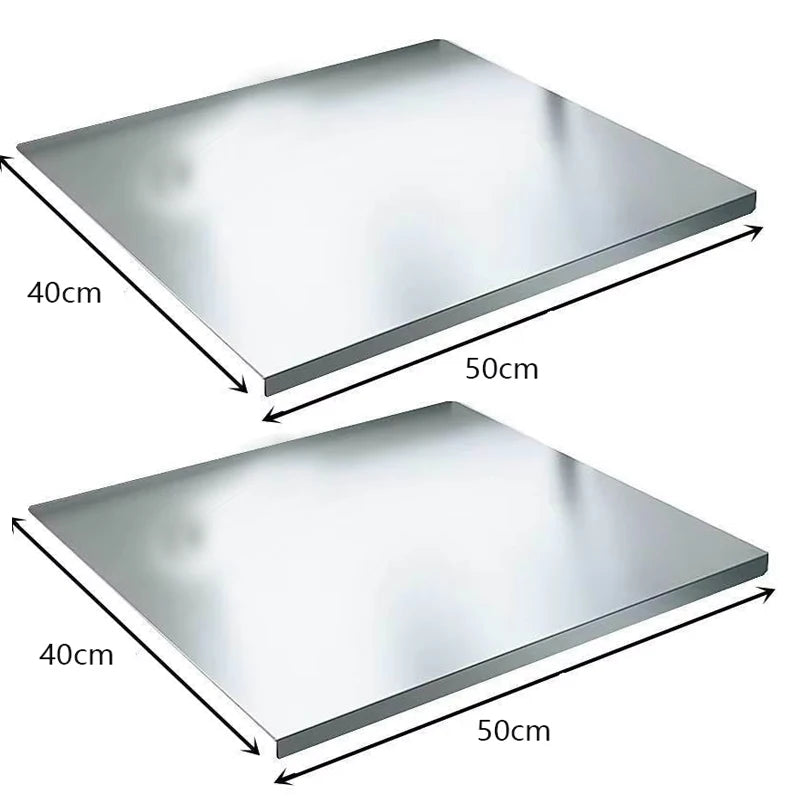 Professional Stainless Steel Prep Surface with Measurement Grid and Non-Slip Base for Kitchen Food Prep Cooking | Lonoma