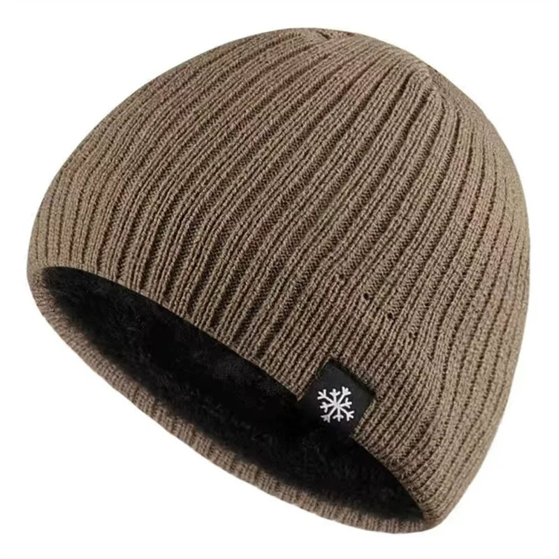 Fleece-Lined Winter Beanie Hat with Plush Interior for Men and Women - Thick Insulated Knit Cap for Skiing, Snowboarding, Outdoor Sports | Lonoma