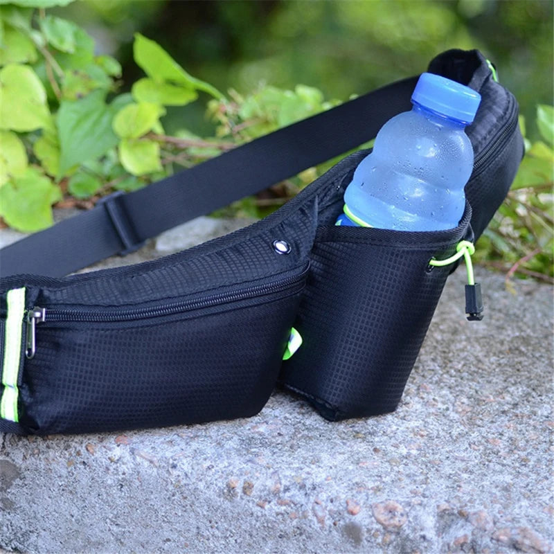 Hands-Free Running Waist Pack with Water Bottle Pocket – Lightweight Adjustable Fitness Belt for Jogging, Marathon Training & Trail Running | Lonoma