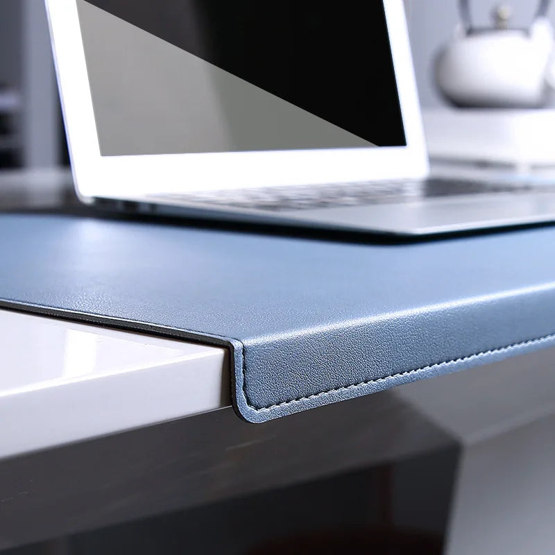 Desk Pad with Wrist Rest Cushion – Faux Leather Mouse Pad for Office Gaming Computer Workstation Non-Slip Base Waterproof | Lonoma