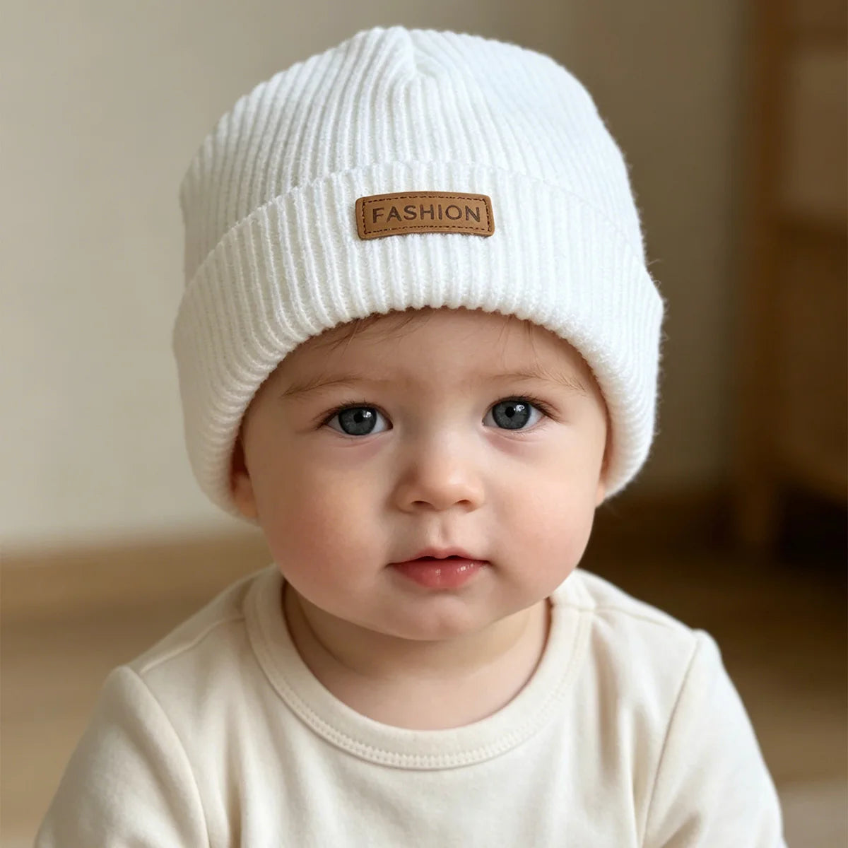 Knit Baby Beanie for Infants and Toddlers - Soft Warm Winter Hat for Boys and Girls 0-12 Months | Lonoma