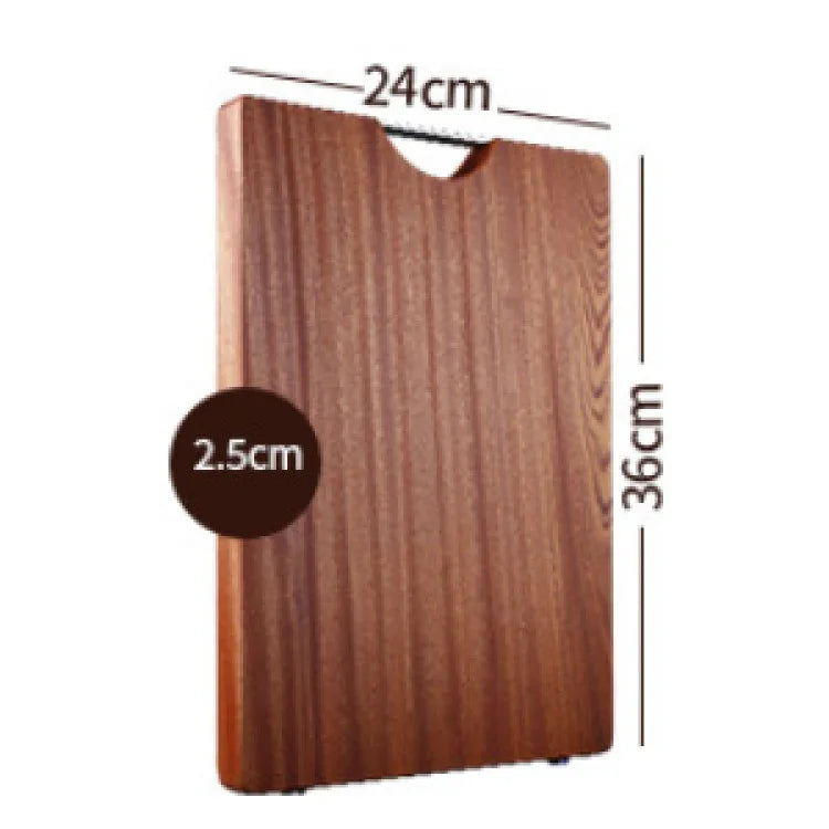 Solid Wood Cutting Board Rectangular Kitchen Chopping Block Antibacterial Natural Hardwood Prep Surface for Cooking | Lonoma