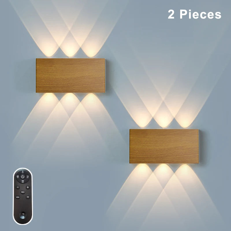 Battery Powered LED Wall Sconce Light 5200mAh Magnetic Mount Touch Dimmable 3 Light Temperatures Modern Accent Lighting | Lonoma