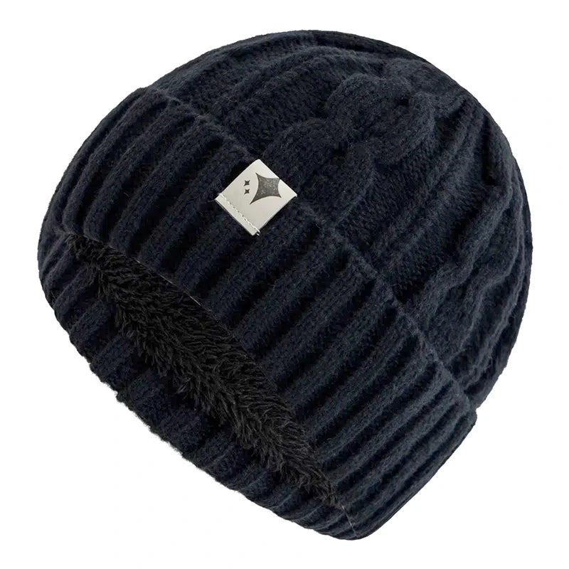 Knit Beanie Hat Winter Warm Unisex Acrylic Slouchy Skull Cap for Men Women Outdoor Cold Weather Casual Streetwear Headwear | Lonoma
