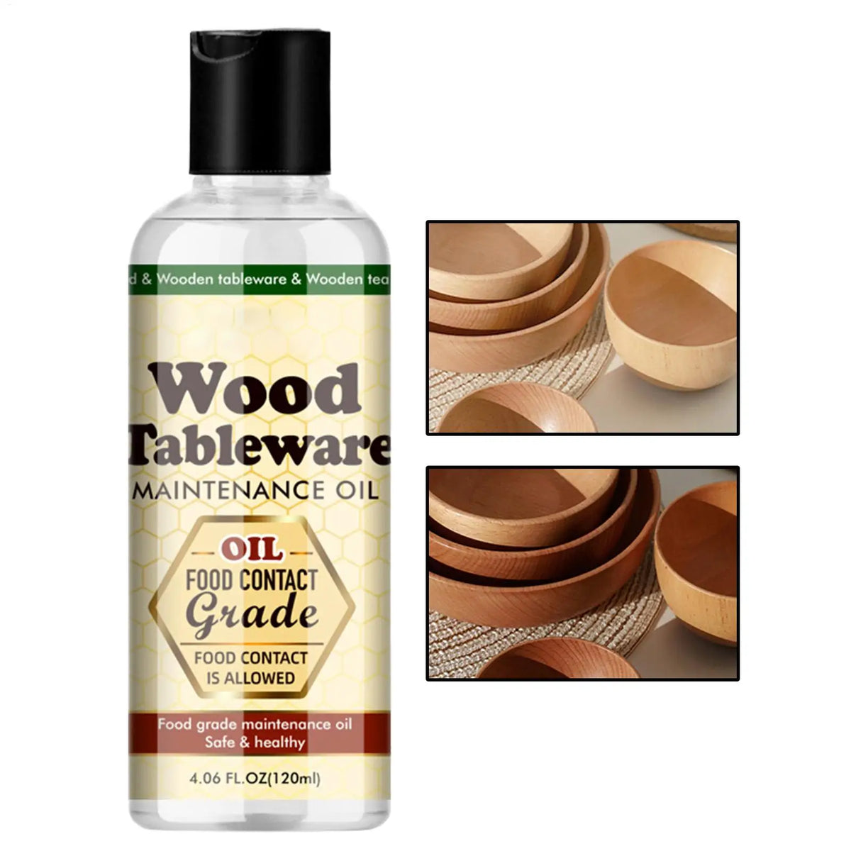Wood Conditioner for Cutting Boards and Butcher Blocks – Food-Safe Mineral Oil Treatment for Kitchen Countertops, Wooden Utensils, and | Lonoma