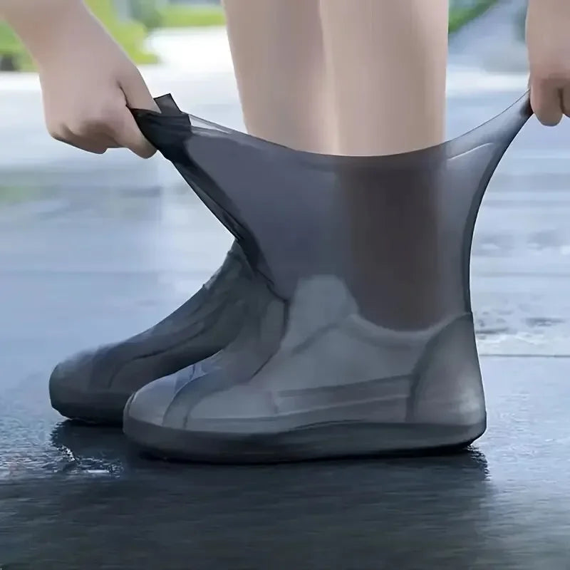 Waterproof Silicone Shoe Covers for Rain Snow Mud Reusable Non-Slip Boot Protectors for Walking Commuting | Lonoma