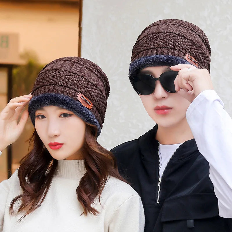 Knit Beanie Hat for Men and Women – Thick Warm Windproof Winter Skull Cap for Everyday Outdoor Wear | Lonoma