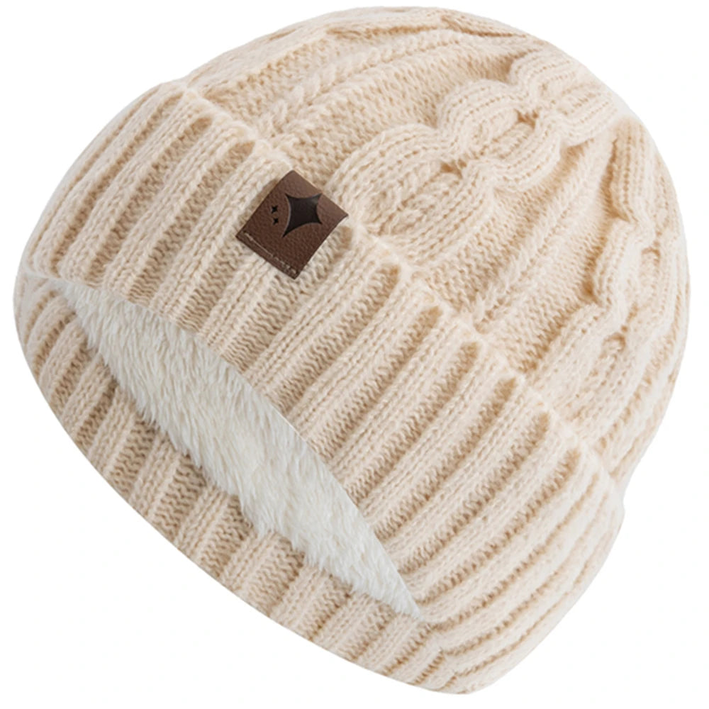 Knit Beanie Hat Winter Warm Unisex Acrylic Slouchy Skull Cap for Men Women Outdoor Cold Weather Casual Streetwear Headwear | Lonoma
