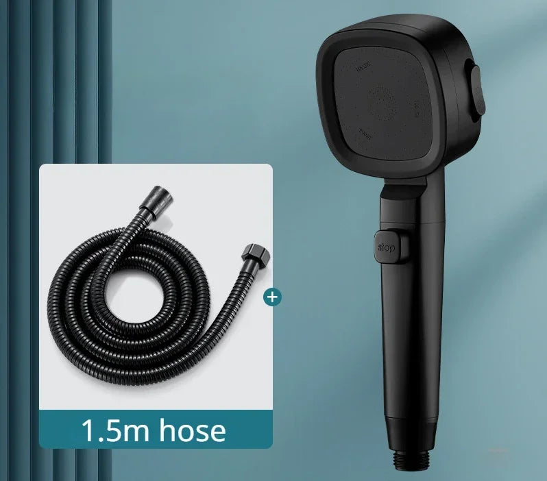 Handheld Shower Head with Three Spray Patterns and Water-Saving Technology for Bathroom | Lonoma