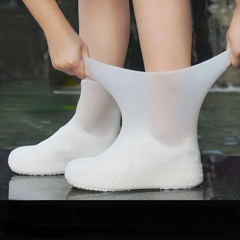 Waterproof Silicone Shoe Covers for Rain Snow Mud Reusable Non-Slip Boot Protectors for Walking Commuting | Lonoma