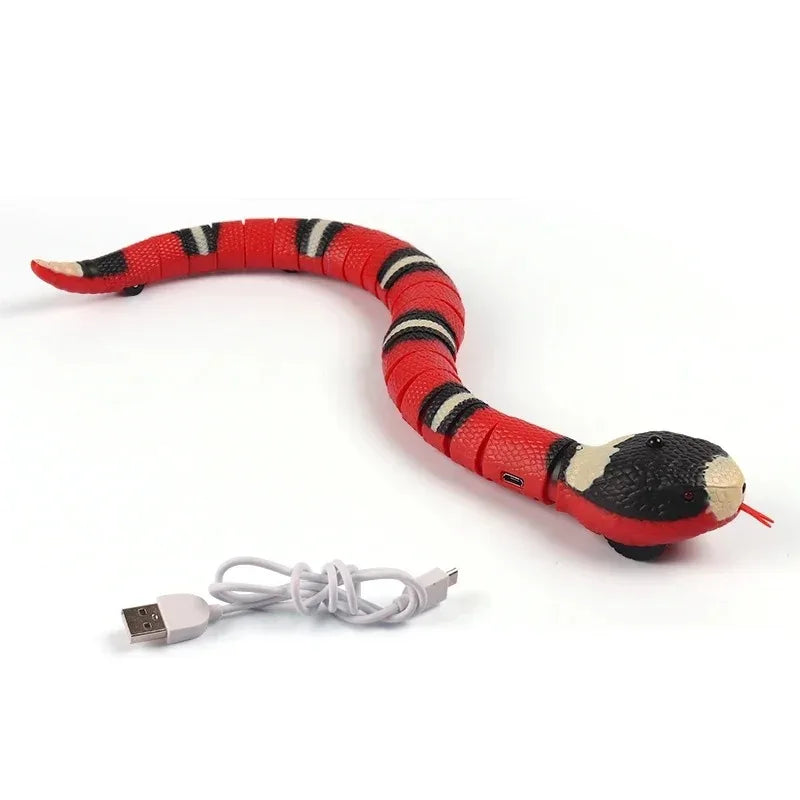 Motion-Activated Electronic Snake Cat Toy | USB Rechargeable Interactive Pet Toy for Cats & Dogs | Lonoma