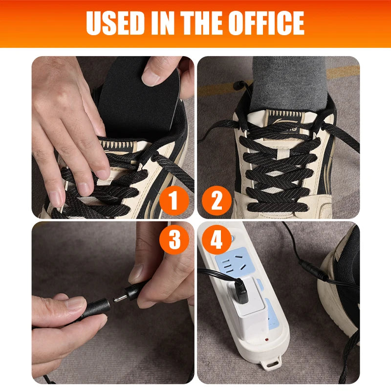 USB Rechargeable Heated Insoles for Boots and Shoes – Winter Foot Warmers for Outdoor Activities, Cold Weather Sports | Lonoma