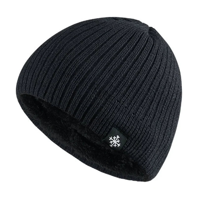 Fleece-Lined Winter Beanie Hat with Plush Interior for Men and Women - Thick Insulated Knit Cap for Skiing, Snowboarding, Outdoor Sports | Lonoma