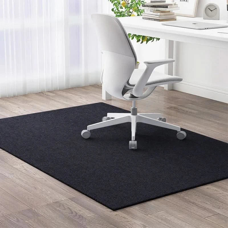Office Chair Mat for Hardwood Floors Anti-Slip Desk Floor Protector Polyester Rolling Chair Pad for Home Office Study | Lonoma