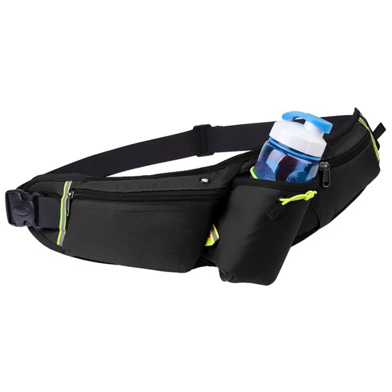 Hands-Free Running Waist Pack with Water Bottle Pocket – Lightweight Adjustable Fitness Belt for Jogging, Marathon Training & Trail Running | Lonoma