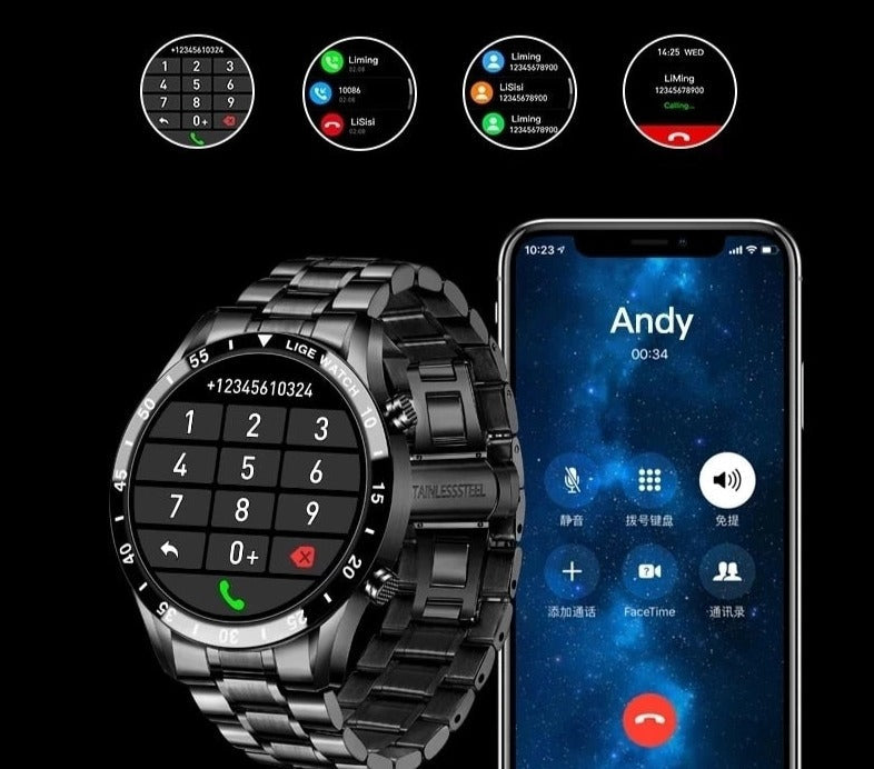 4G Cellular Smartwatch with Phone Calling for Men & Women – Fitness Tracker, Heart Rate Monitor, Sleep Analysis, IP68 Waterproof | Lonoma