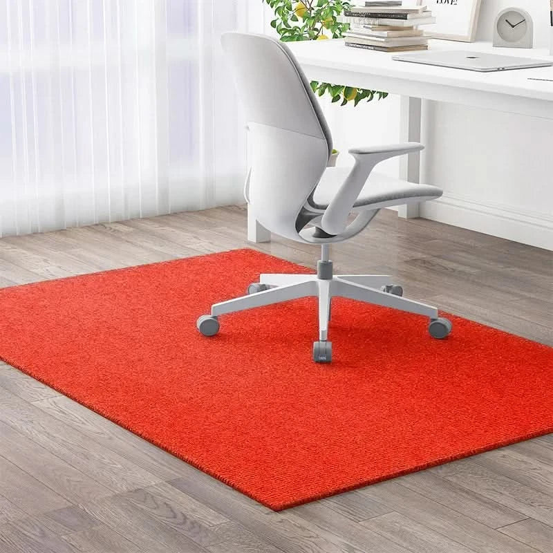 Office Chair Mat for Hardwood Floors Anti-Slip Desk Floor Protector Polyester Rolling Chair Pad for Home Office Study | Lonoma