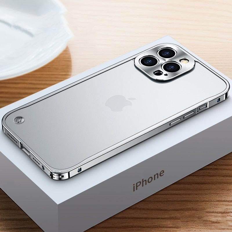 Aircraft-Grade Aluminum iPhone Case Ultra-Slim Precision CNC Milled Bumper Cover Lightweight Metal Protection for iPhone | Lonoma