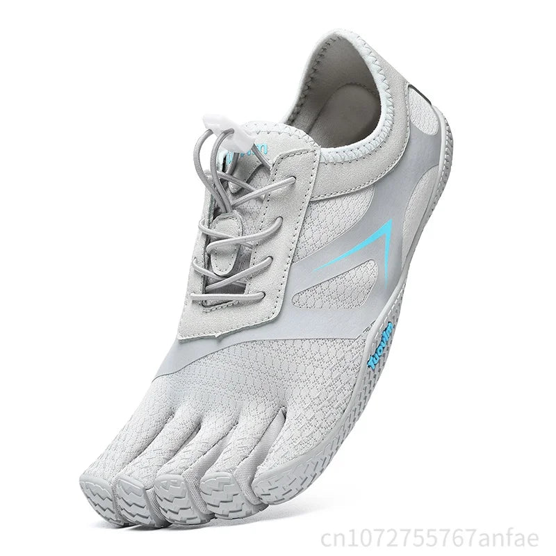 Five-Toe Grip Training Shoes for Gym, Weightlifting & Water Sports – Breathable Mesh Unisex Athletic Footwear | Lonoma