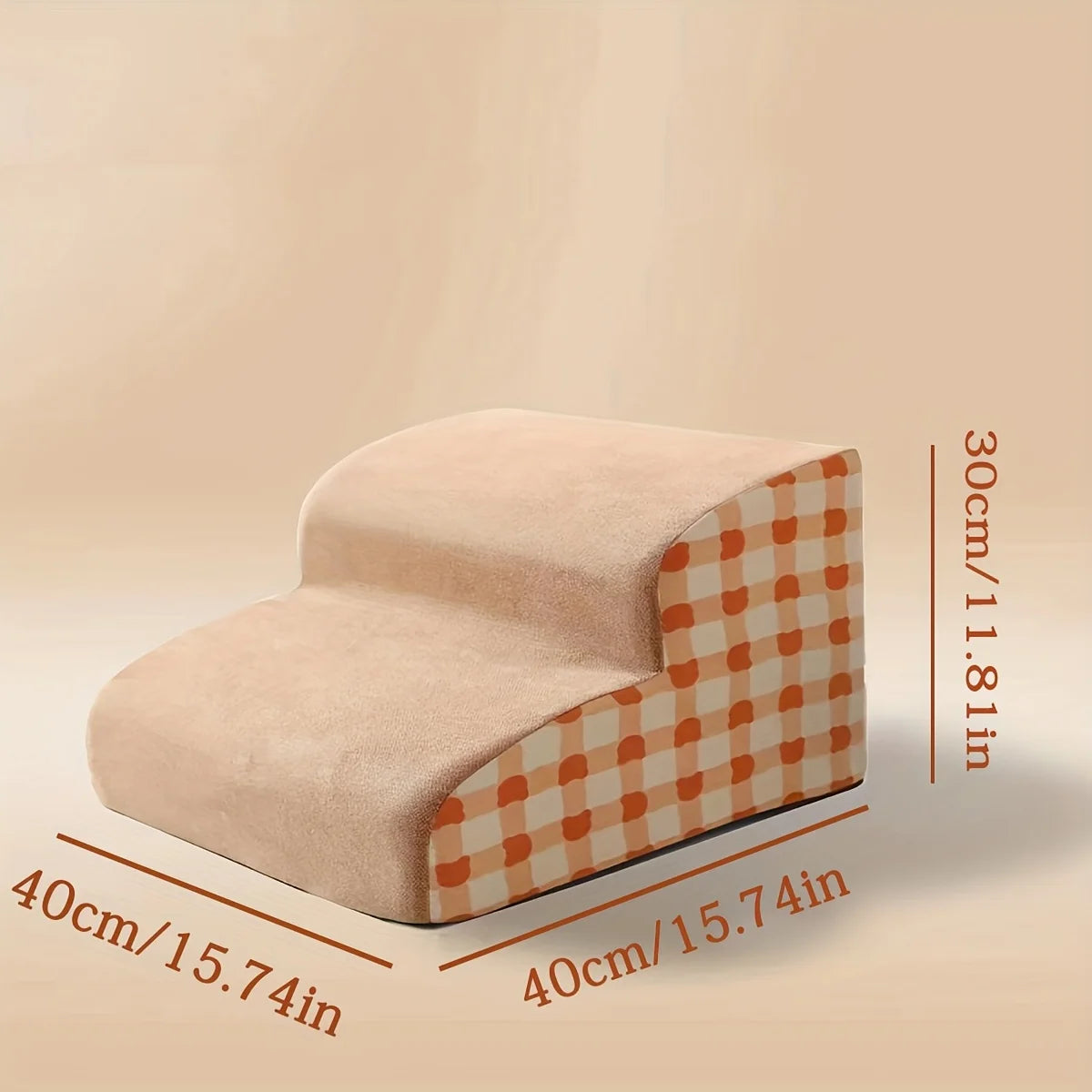 Pet Steps for Couch 3-Tier Foam Dog Stairs Ramp Lightweight Washable Non-Slip for Small Dogs Cats Seniors | Lonoma